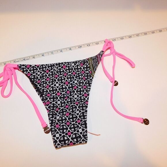 MinkPink Side Tie Bikini Bottoms (D9) - Picture 2 of 3